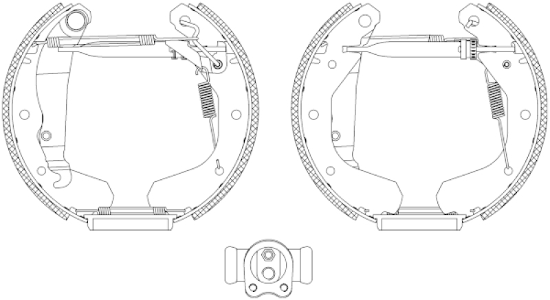 TEXTAR Bremsbackensatz Shoe Kit Pro 84033003