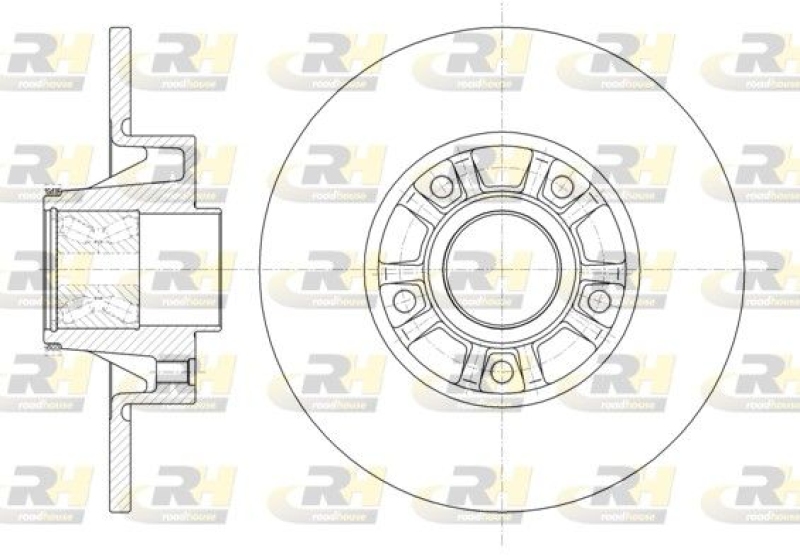 2x ROADHOUSE Bremsscheibe