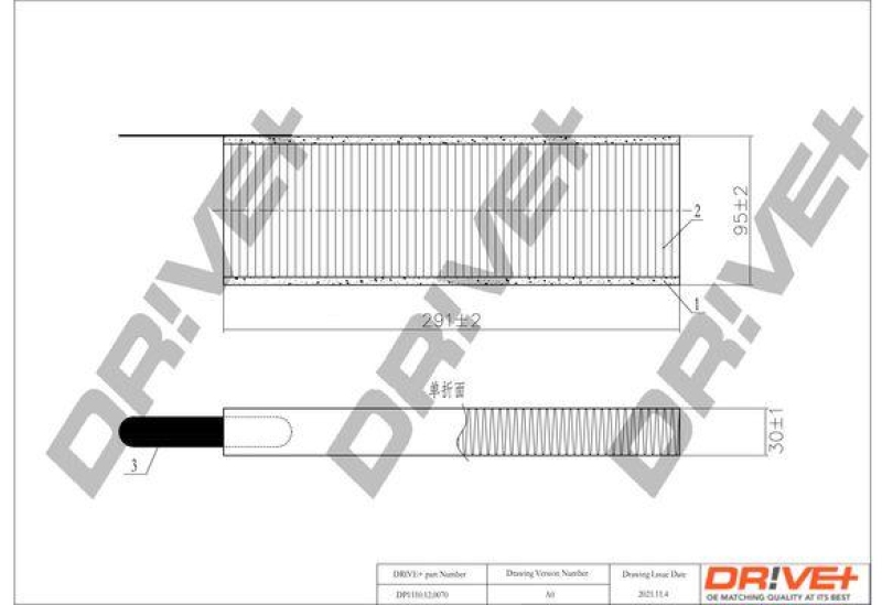 Dr!ve+ Filter, Innenraumluft