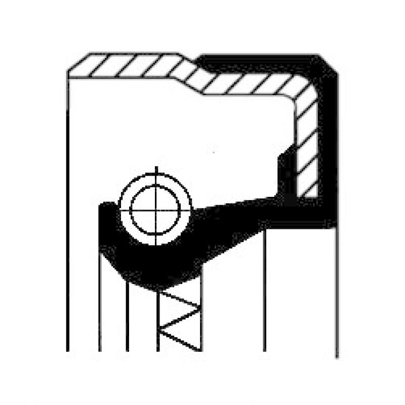 CORTECO Shaft Seal, automatic transmission