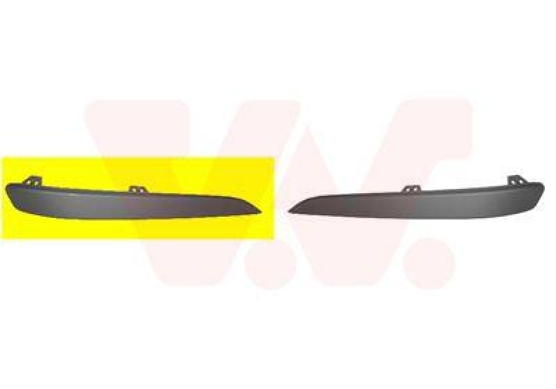 VAN WEZEL Trim/Protective Strip, bumper ** Equipart **