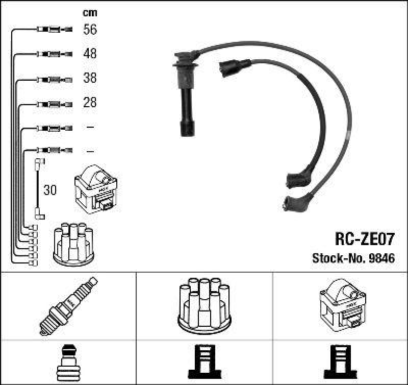 NGK Ignition Cable Kit