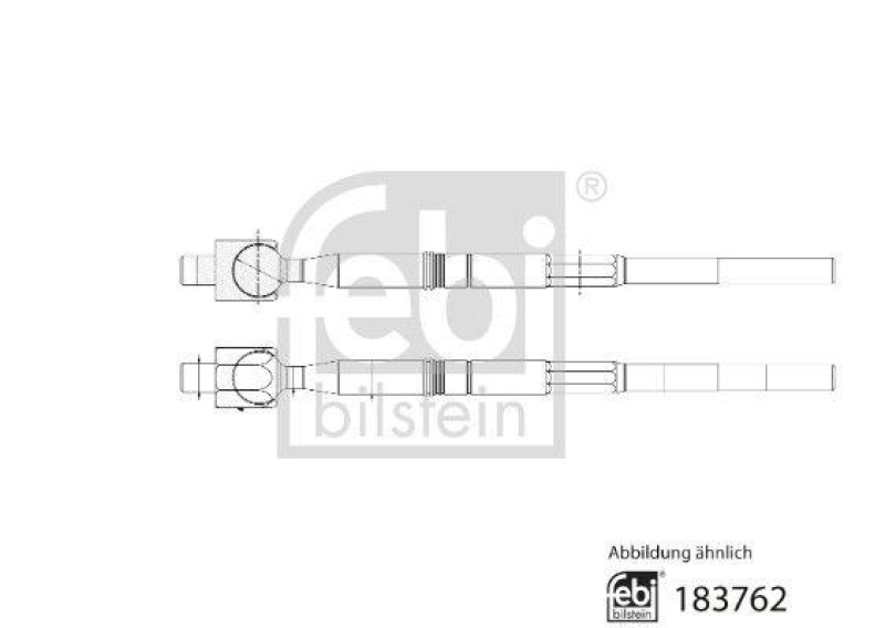 FEBI BILSTEIN Axialgelenk, Spurstange