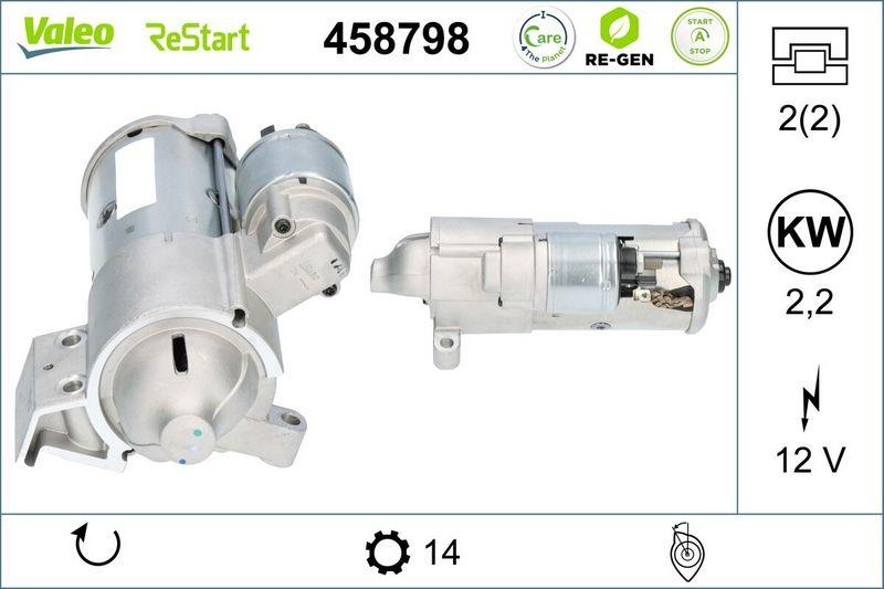 VALEO Starter VALEO RE-GEN AT STOP&START 458798