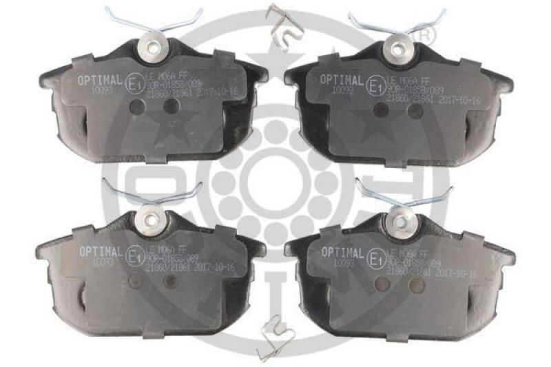 OPTIMAL Brake Pad Set, disc brake