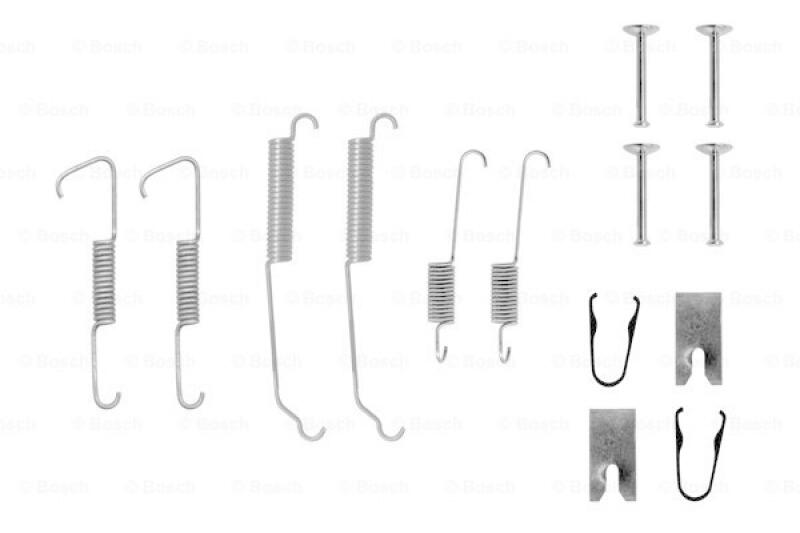 BOSCH Zubehörsatz Bremsbacken Trommelbremse Montagesatz
