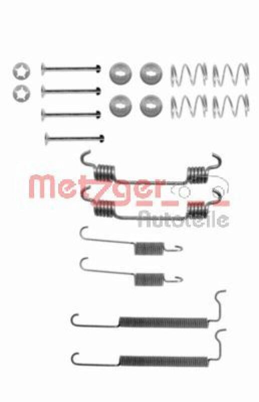 METZGER Zubehörsatz Bremsbacken Trommelbremse Montagesatz