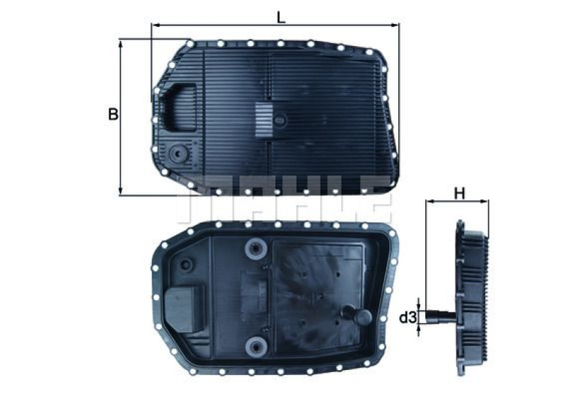 KNECHT Oil sump, automatic transmission