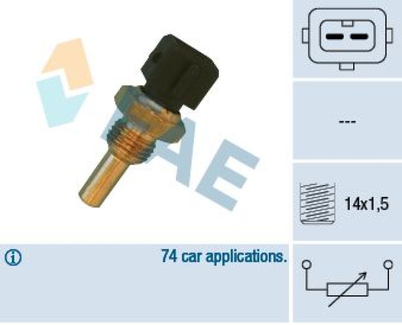 FAE Sensor, Kühlmitteltemperatur