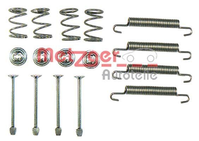 METZGER Accessory Kit, parking brake shoes