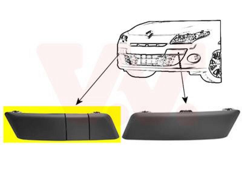 VAN WEZEL Cover, bumper ** Equipart **