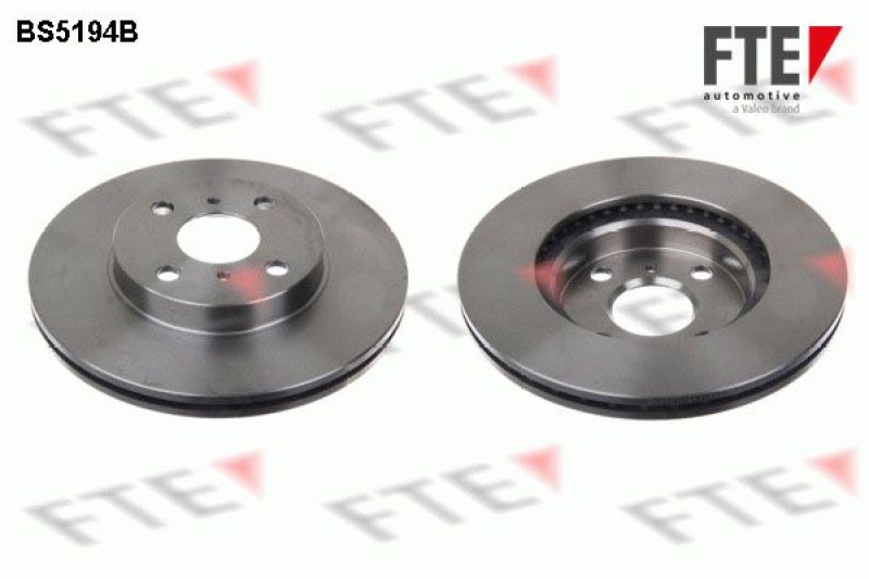 2x FTE Bremsscheibe COATED RANGE