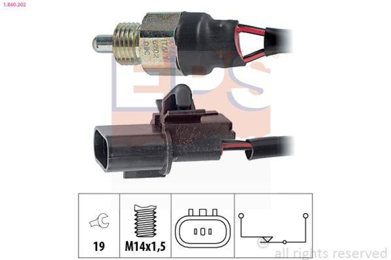 EPS Schalter, Rückfahrleuchte Made in Italy - OE Equivalent