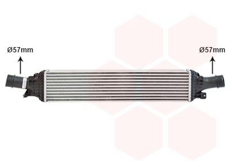 VAN WEZEL Intercooler, charger