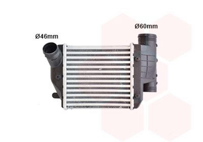 VAN WEZEL Intercooler, charger