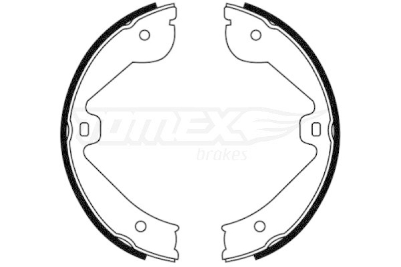 TOMEX Brakes Bremsbackensatz