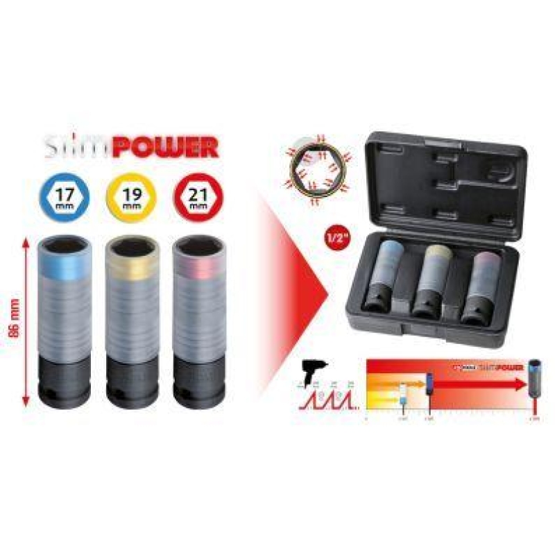 KS TOOLS Kraft-Stecknuss-Satz
