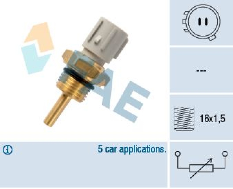 FAE Sensor, Kühlmitteltemperatur