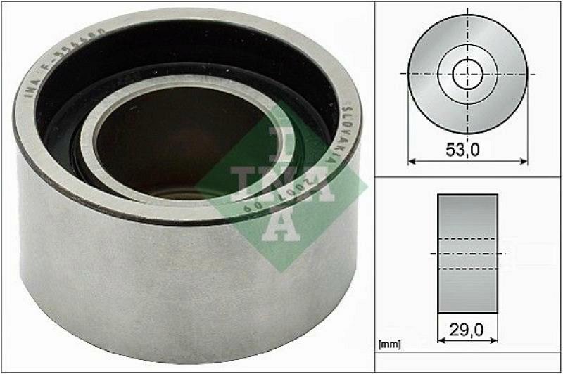 INA Deflection/Guide Pulley, timing belt