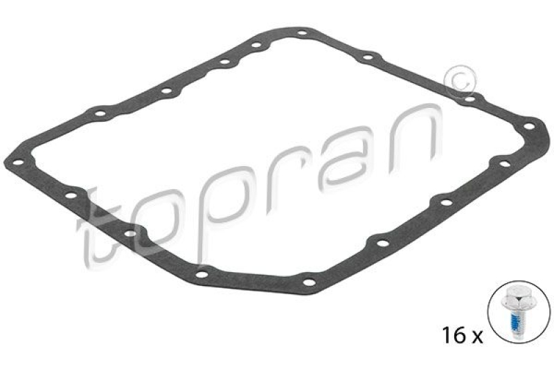 TOPRAN Gasket, automatic transmission oil sump