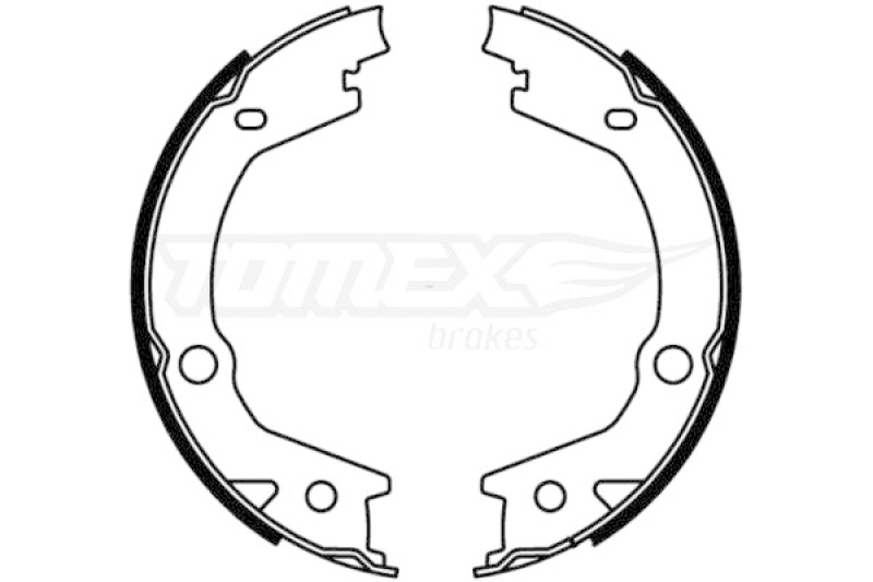 TOMEX Brakes Bremsbackensatz