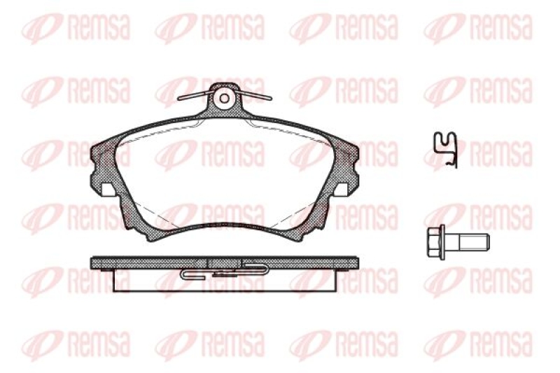 KAWE Brake Pad Set, disc brake