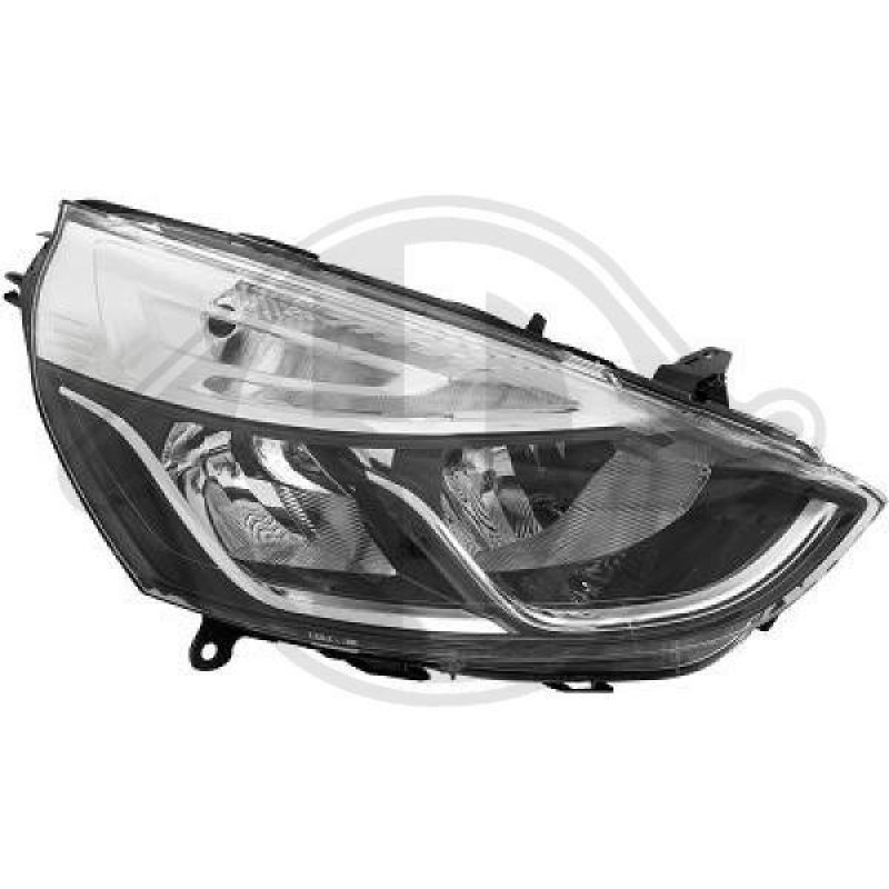 1x Diederichs Hauptscheinwerfer H7 H1 Rechts passend f&uuml;r Renault Clio 4 0.9 1.2 4416182
