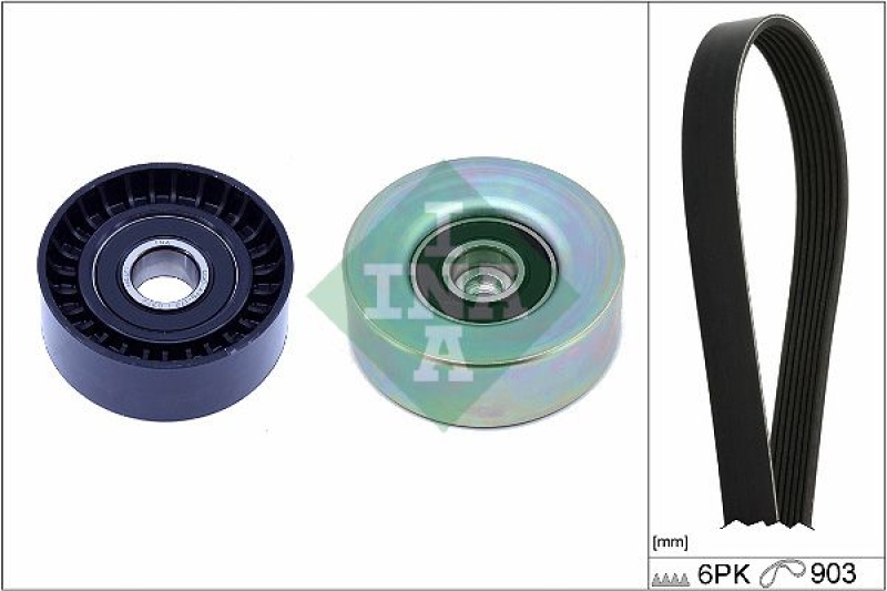 INA V-Ribbed Belt Set