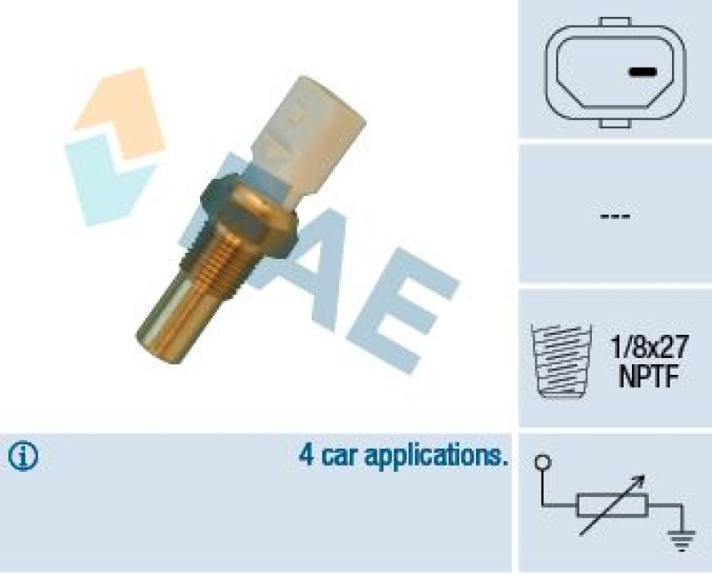 FAE Sensor, coolant temperature