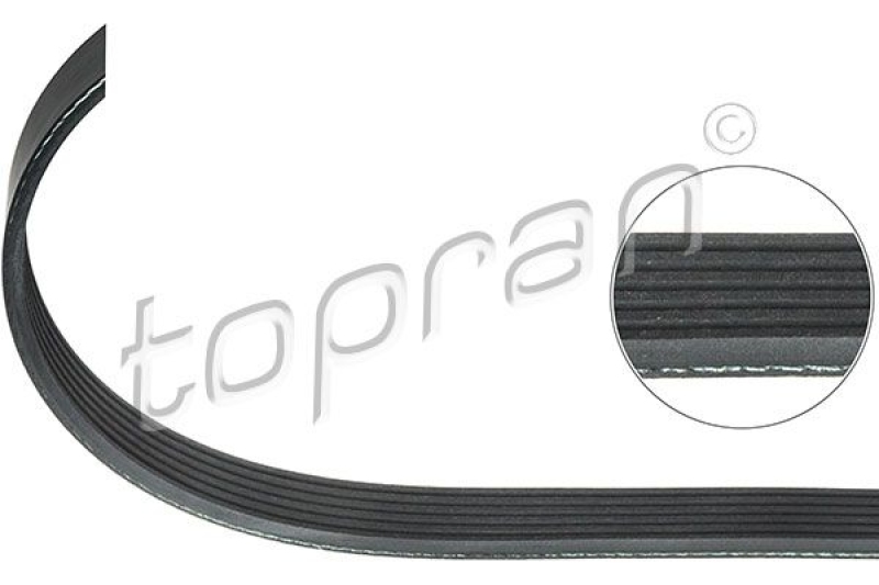 TOPRAN Keilrippenriemen 109658