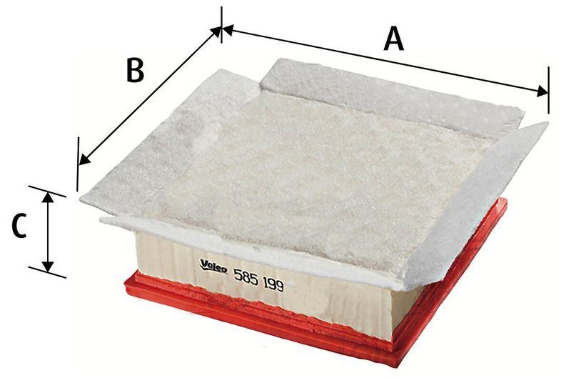 VALEO Luftfilter 585199