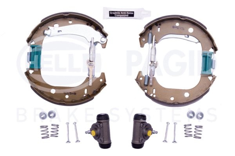 HELLA Brake Shoe Set Shoe Kit Pro