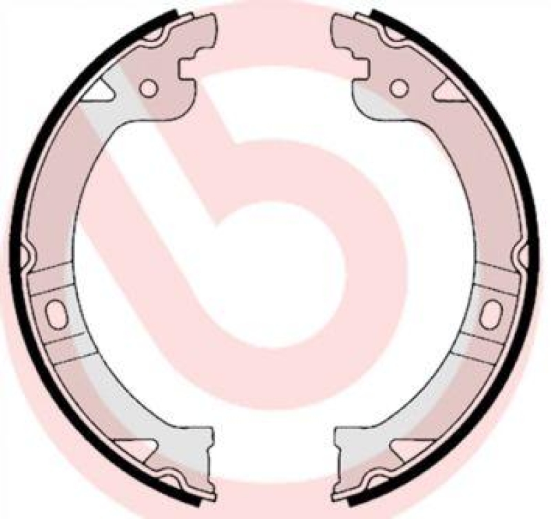 BREMBO Bremsbackensatz, Feststellbremse ESSENTIAL LINE S 11 505