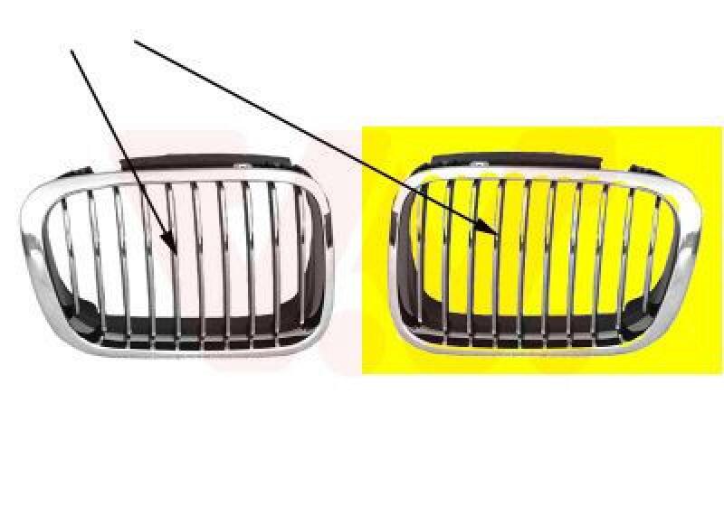 VAN WEZEL Radiator Grille ** Equipart **