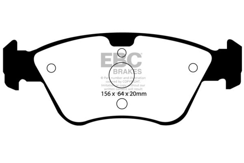 EBC Brakes Brake Pad Set, disc brake