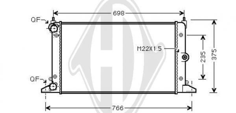 DIEDERICHS K&uuml;hler, Motork&uuml;hlung DIEDERICHS Climate DCM3434