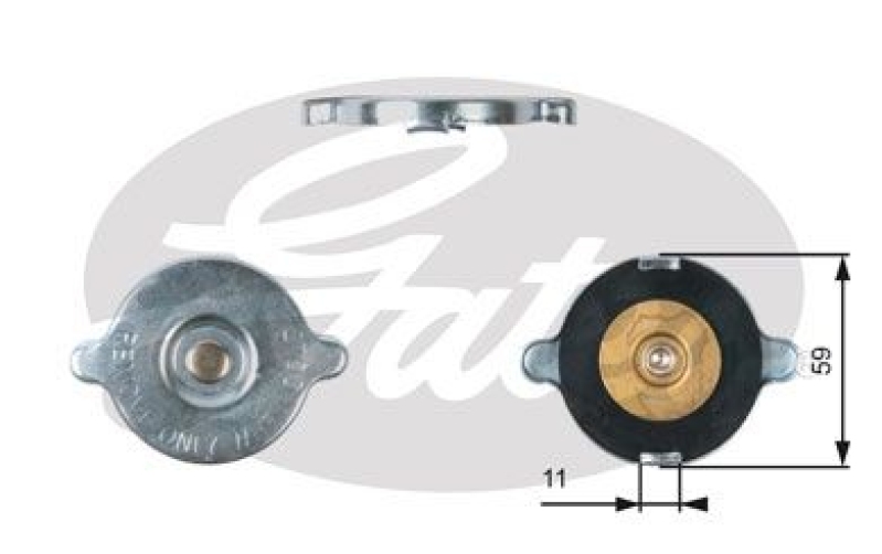 GATES Cap, radiator