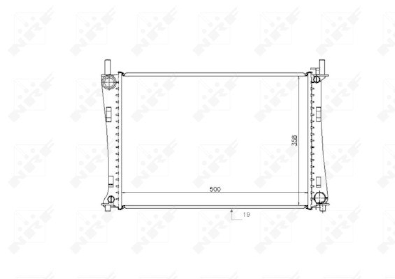 NRF Radiator, engine cooling