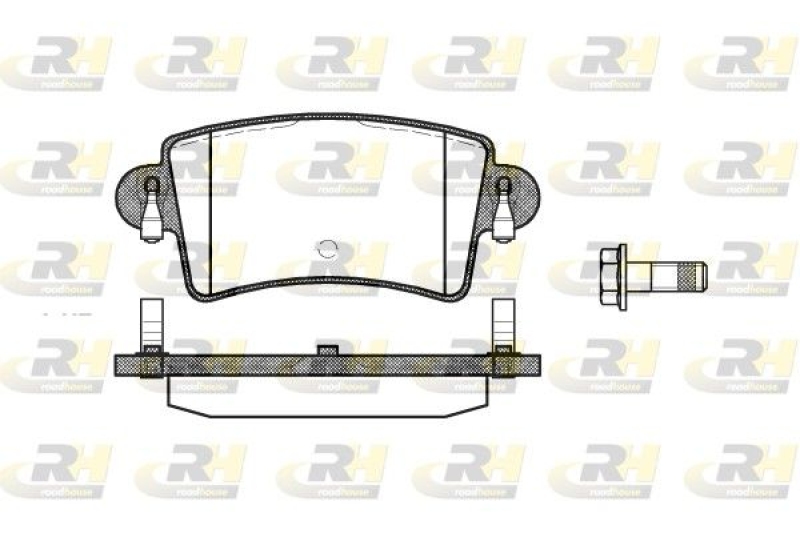 ROADHOUSE Brake Pad Set, disc brake