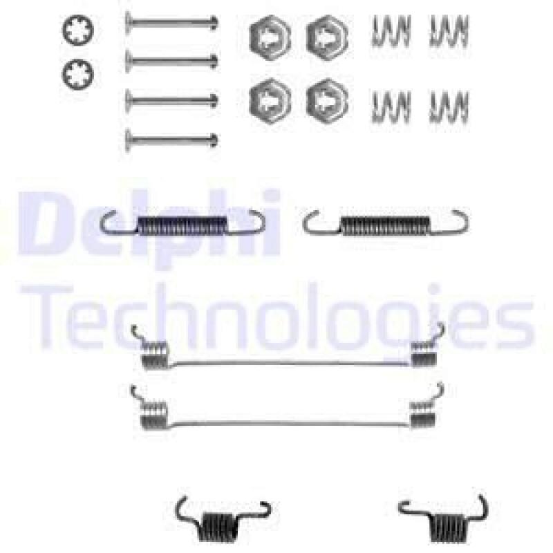 DELPHI Zubeh&ouml;rsatz Bremsbacken Trommelbremse Montagesatz LY1055