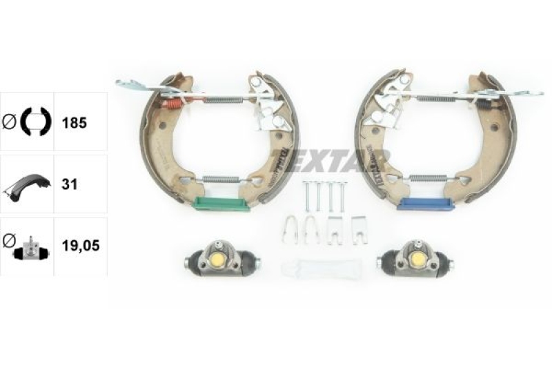 TEXTAR Bremsbackensatz Shoe Kit Pro 84048400