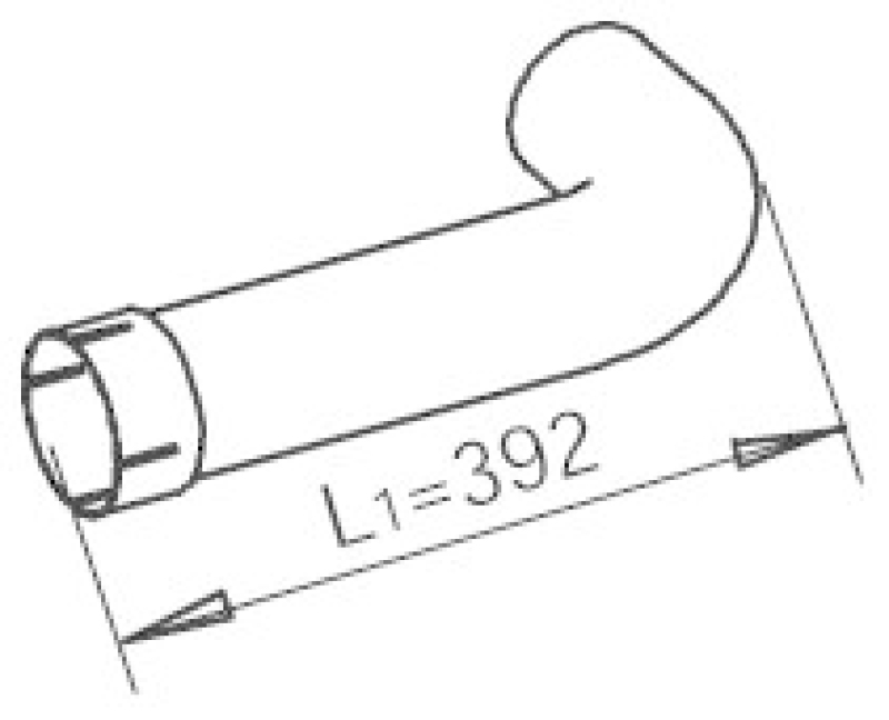 DINEX Exhaust Pipe