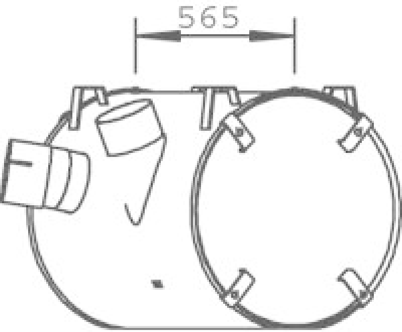 DINEX Mittelschalldämpfer