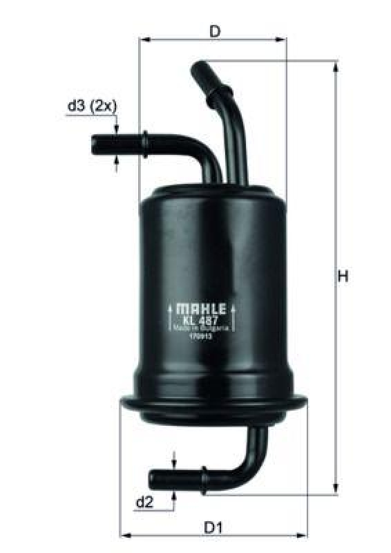 MAHLE Kraftstofffilter