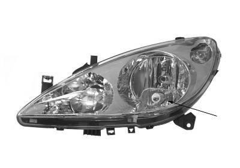 VAN WEZEL Headlight