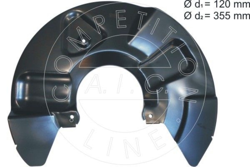 AIC Splash Panel, brake disc Original AIC Quality