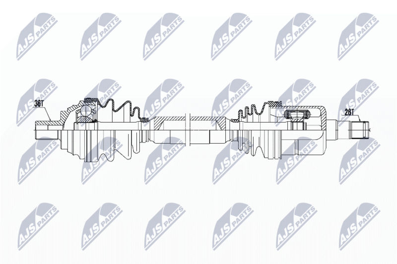 NTY Antriebswelle NPW-VW-053