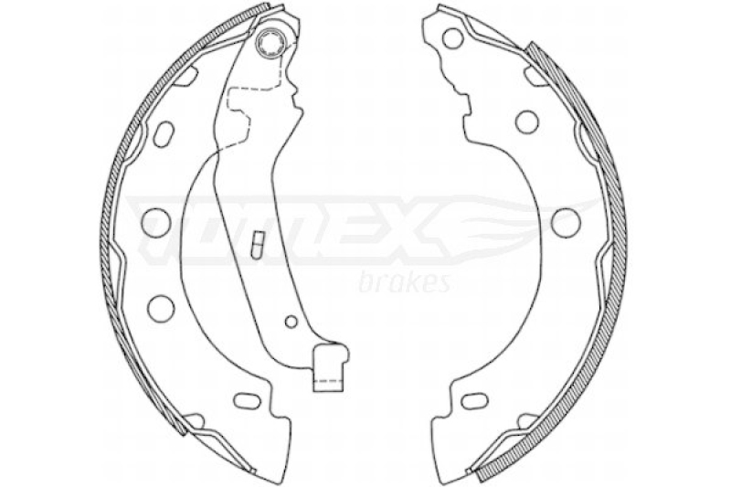 TOMEX Brakes Bremsbackensatz