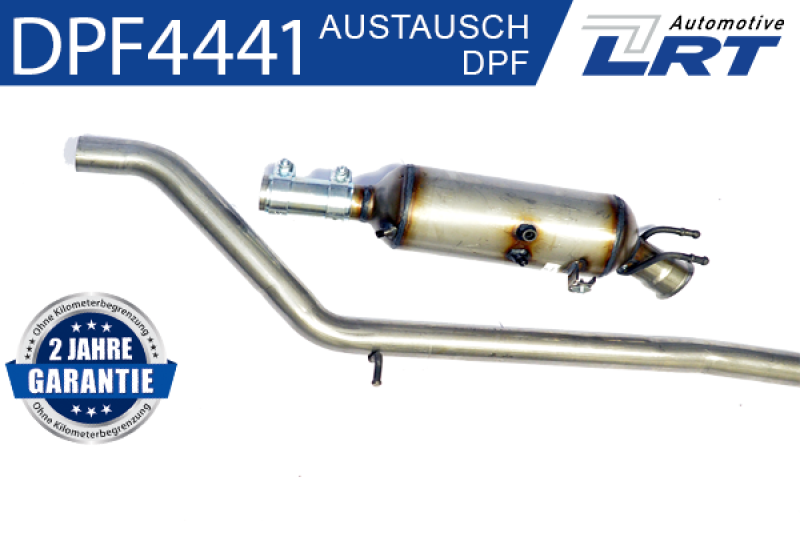 LRT Ruß-/Partikelfilter, Abgasanlage
