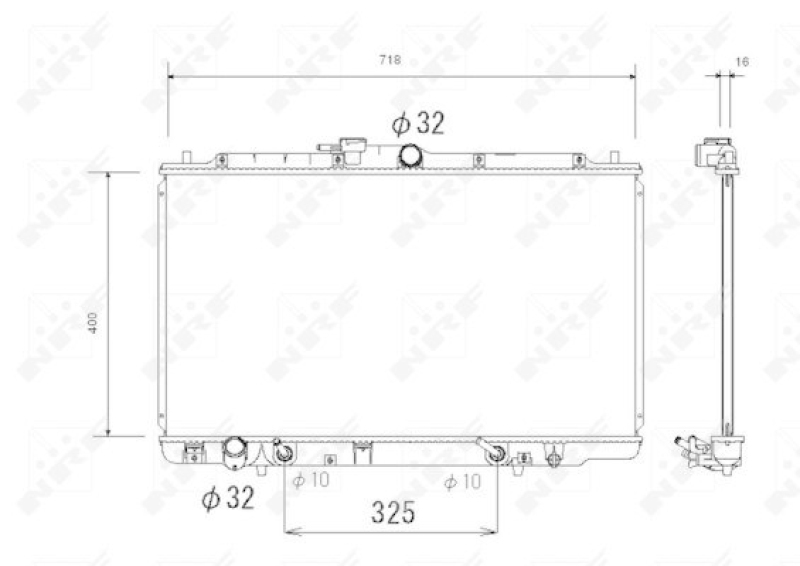 NRF Radiator, engine cooling